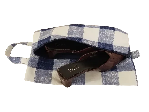 Blue Checker Board Bag (2) Blue Checker Board Bag (2)