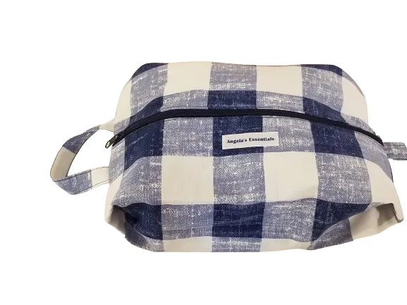 Blue Checker Board Bag (6) Blue Checker Board Bag (6)