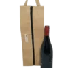 Khaki Canvas Bag with Wine Bottle Khaki Canvas Bag with Wine Bottle
