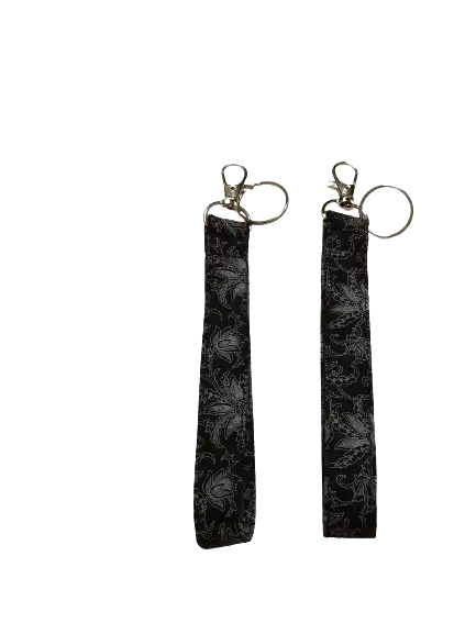 Black & Gray Wristlet