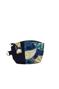 Two-Tone Lined Mini Coin Pouch